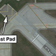 The blast pad at Chicago’s Midway International Airport (KMDW) for runway 13 center. (Google Earth)